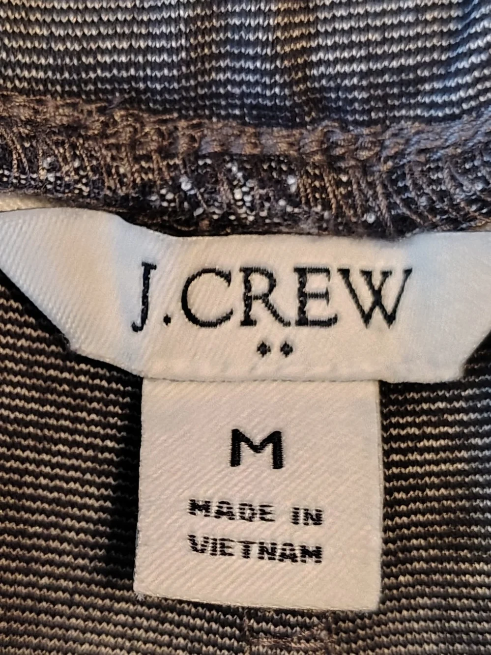 J. Crew Women's Ponte Pull On Pleated Soft Casual Charcoal Pants Size Medium